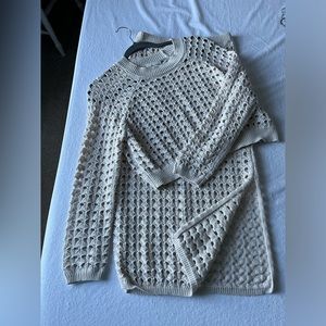 Crochet Sweater and Skirt Set